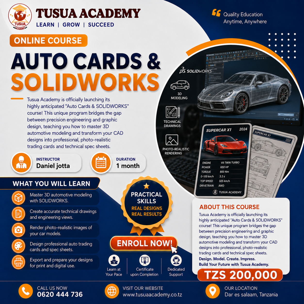 AUTO CARDS & SOLIDWORKS